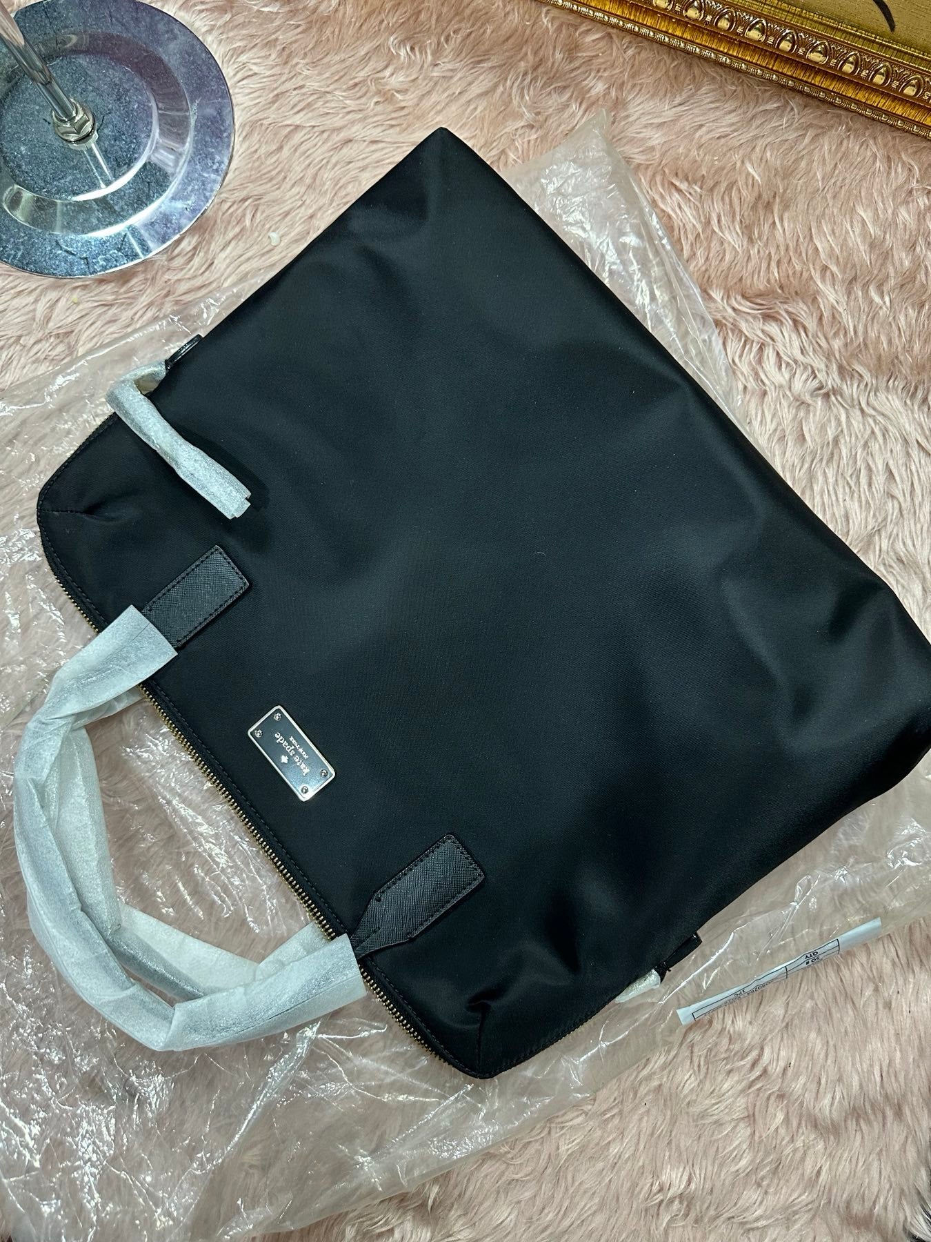 ORIG & IMPORTED KS Blake Avenue Laptop Nylon Black Bag