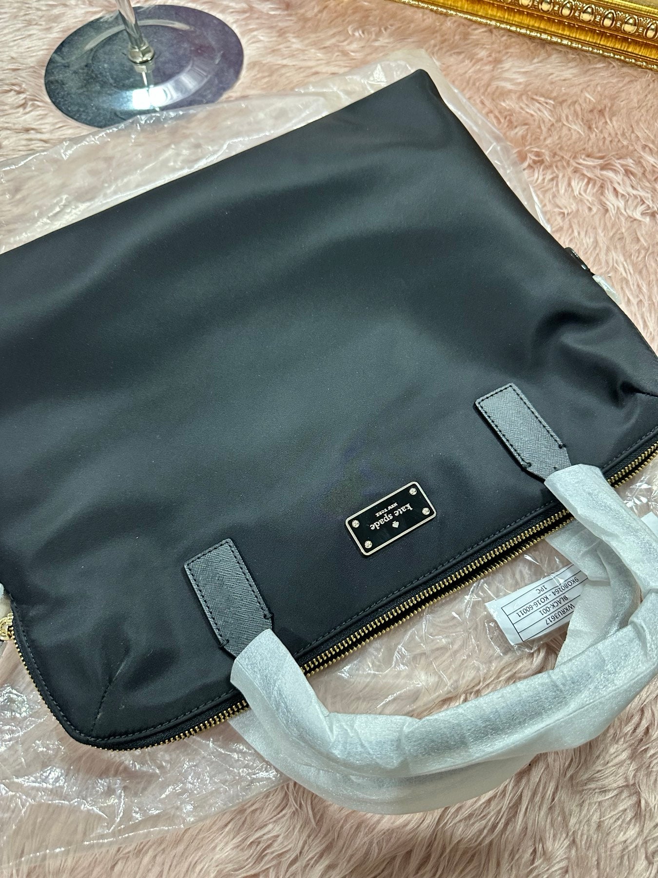 ORIG & IMPORTED KS Blake Avenue Laptop Nylon Black Bag