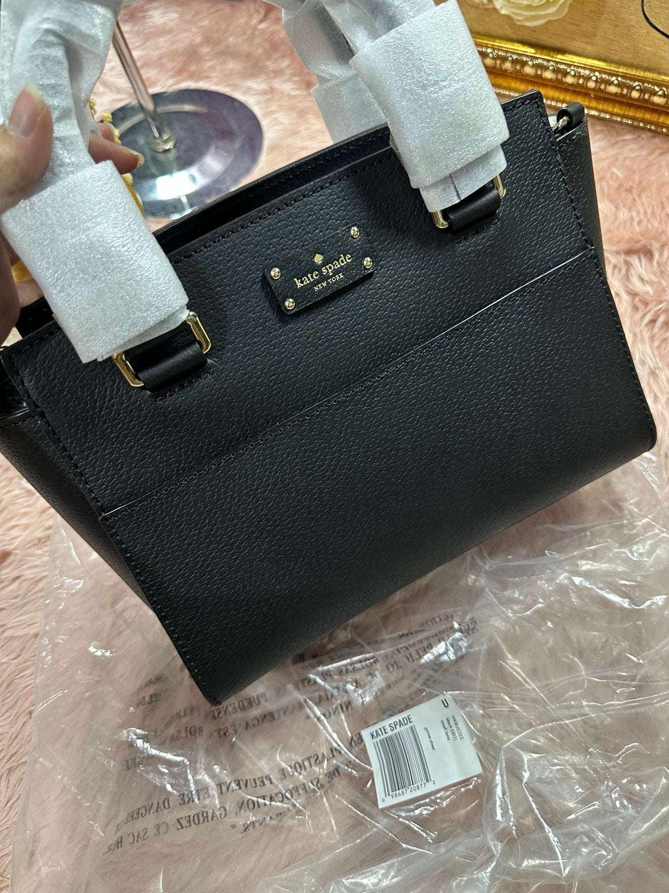 ORIG & IMPORTED KS Grove Street Lana Satchel Black Bag