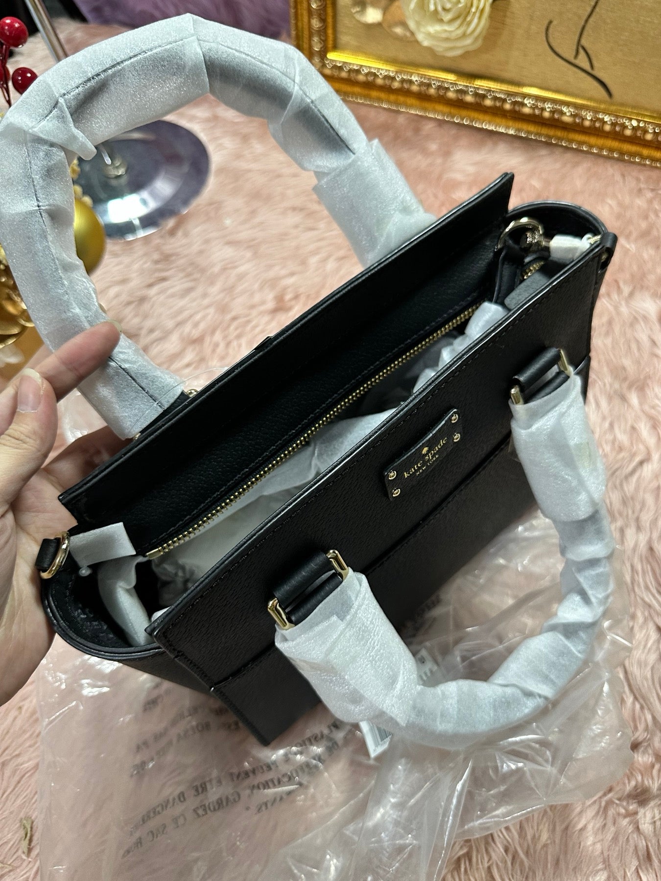 ORIG & IMPORTED KS Grove Street Lana Satchel Black Bag