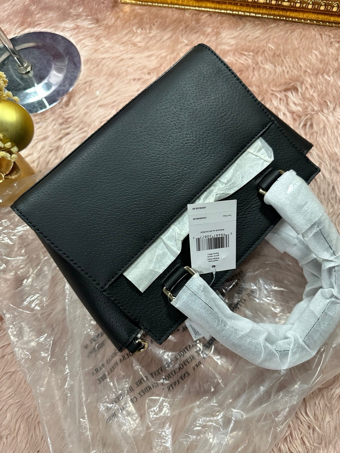 ORIG & IMPORTED KS Grove Street Lana Satchel Black Bag