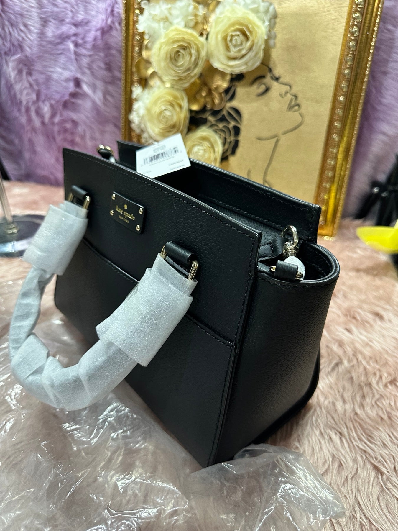 ORIG & IMPORTED KS Grove Street Lana Satchel Black Bag