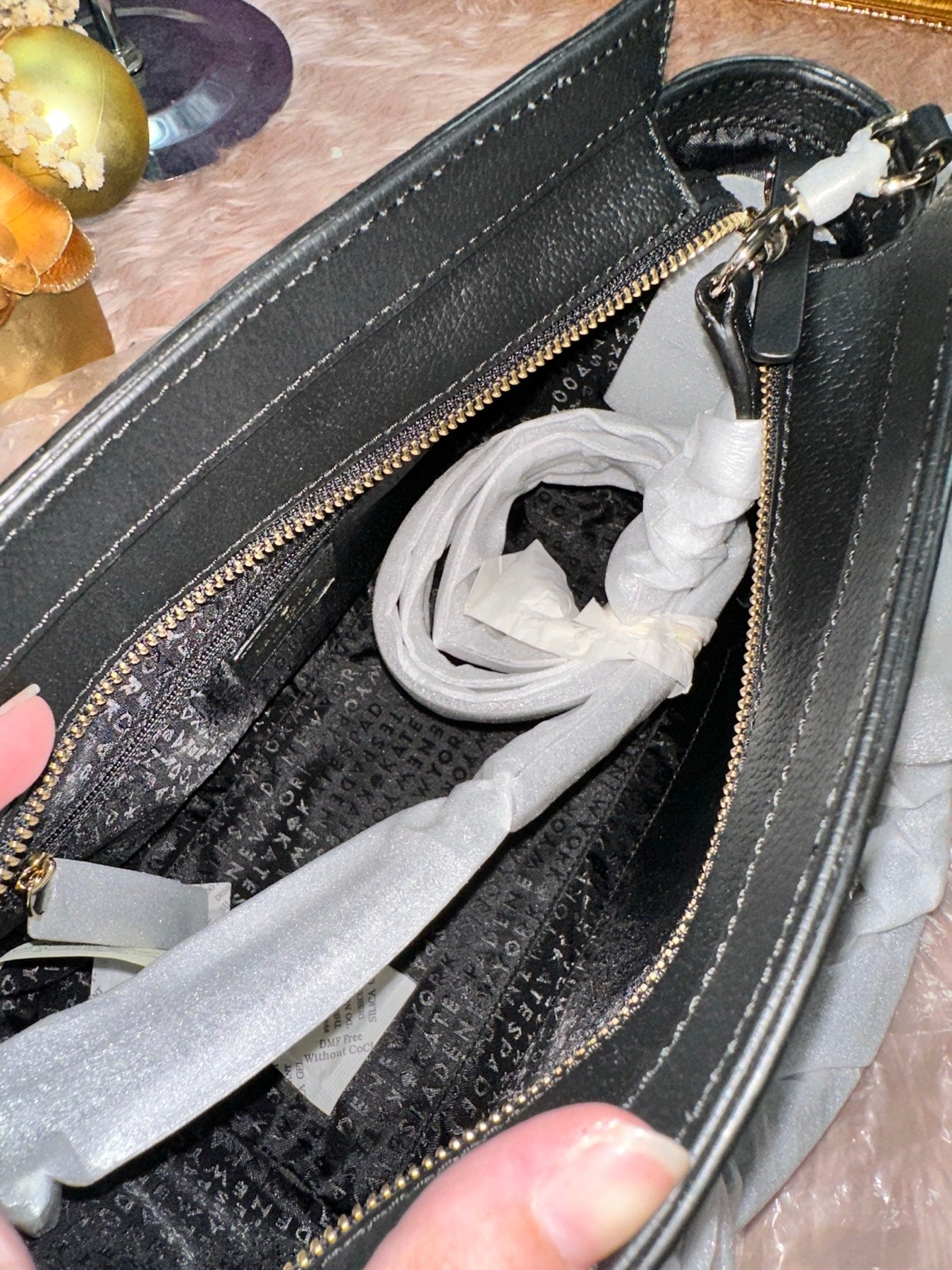 ORIG & IMPORTED KS Grove Street Lana Satchel Black Bag