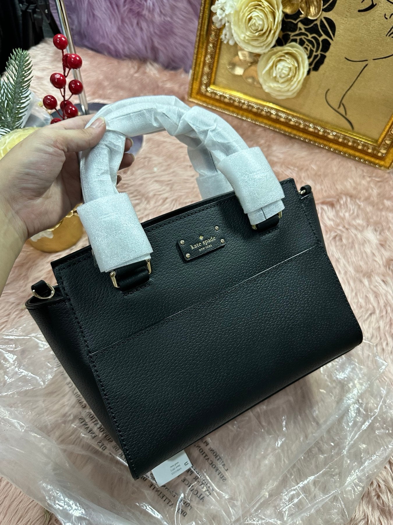ORIG & IMPORTED KS Grove Street Lana Satchel Black Bag