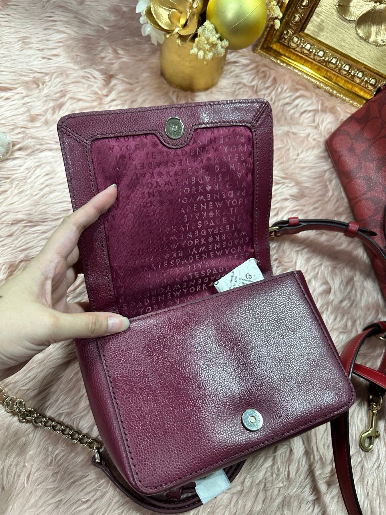 ORIG Preloved KS Patterson Drive Maisie Mini Red Bag