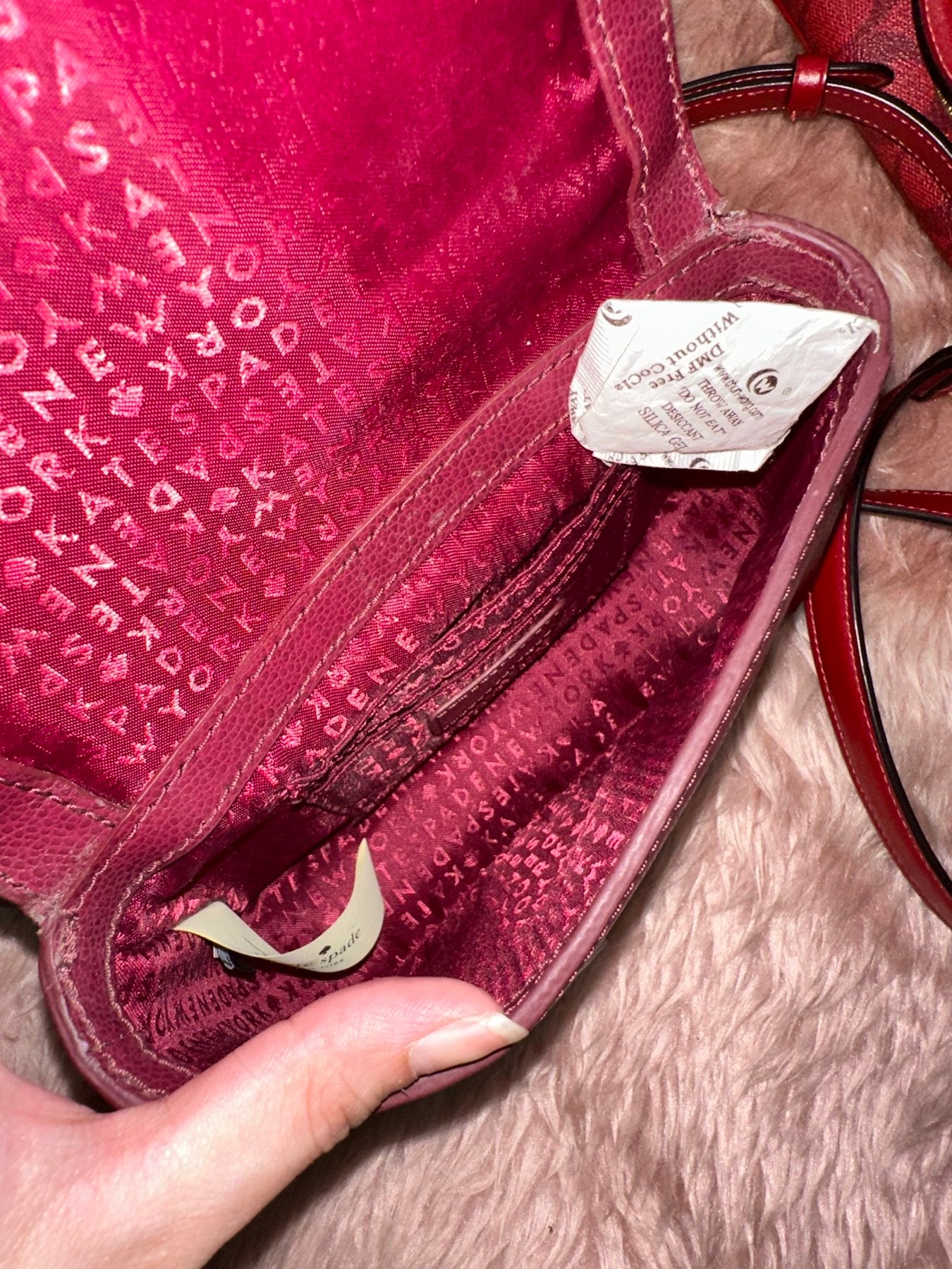 ORIG Preloved KS Patterson Drive Maisie Mini Red Bag