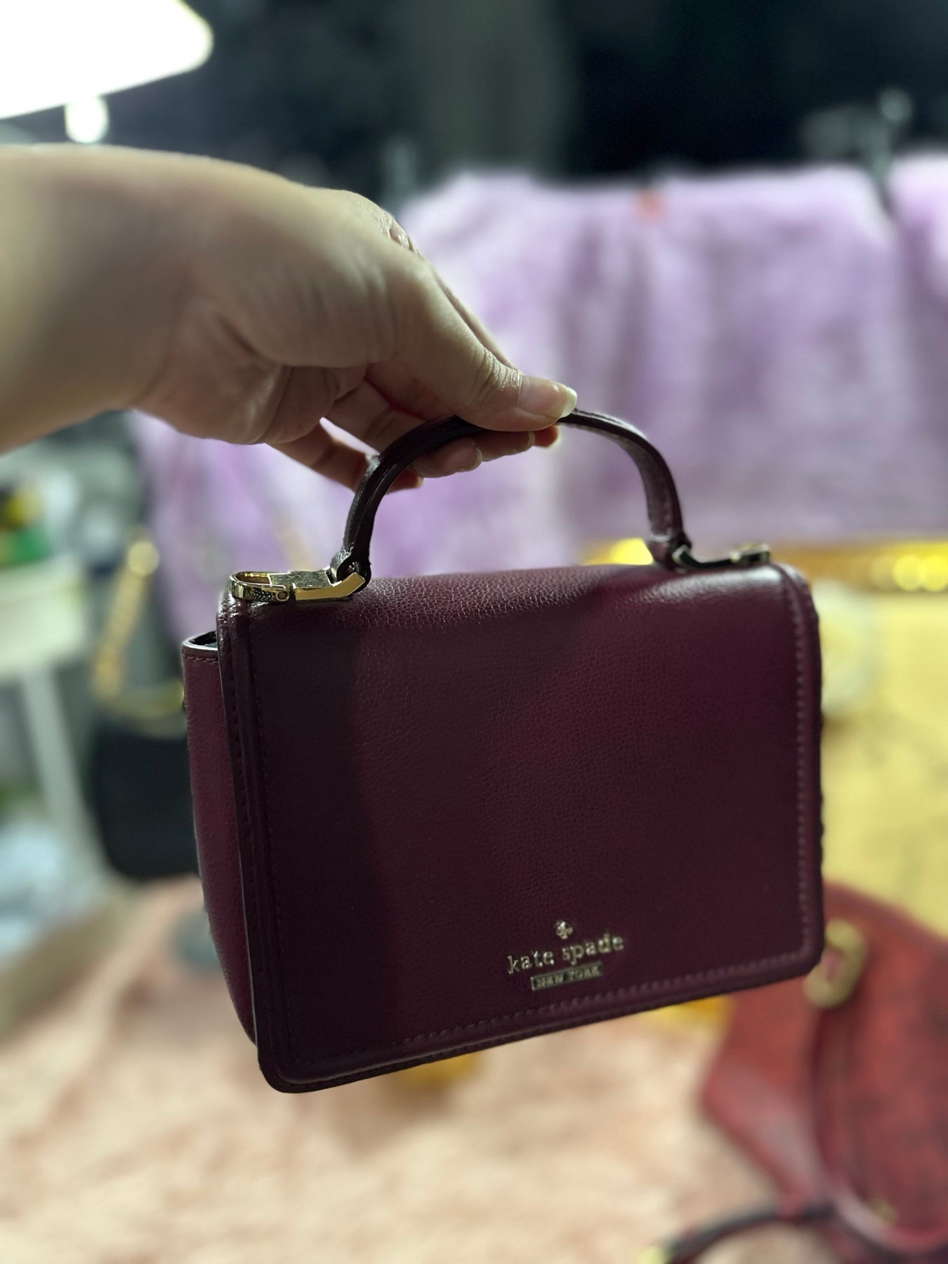 ORIG Preloved KS Patterson Drive Maisie Mini Red Bag