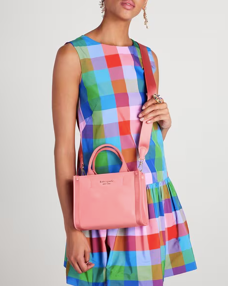 ORIG Preloved KS The Little Better Sam Nylon Mini Tote Pink Bag