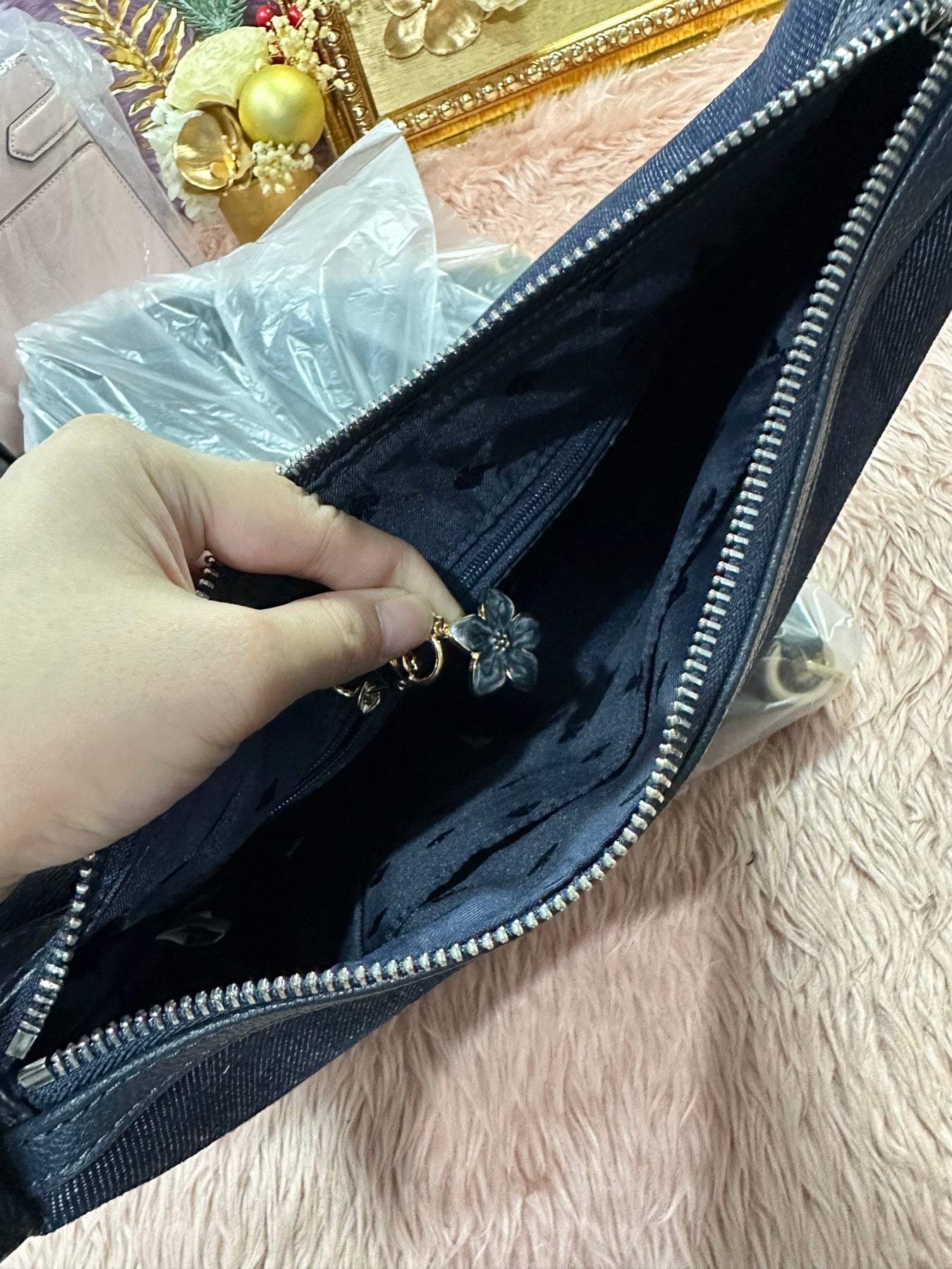 ORIG Preloved KS Rosie Crossbody Denim Blue Bag