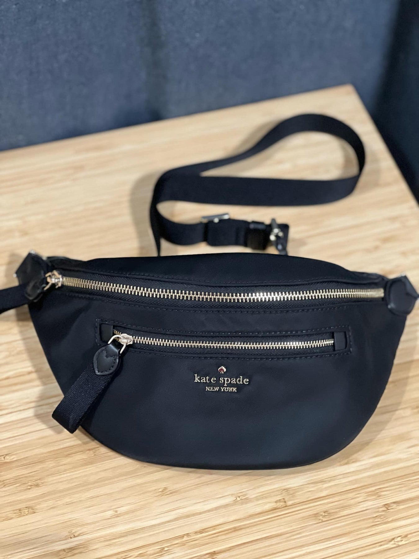 ORIG Preloved KS Chelsea Nylon Belt Bag Black