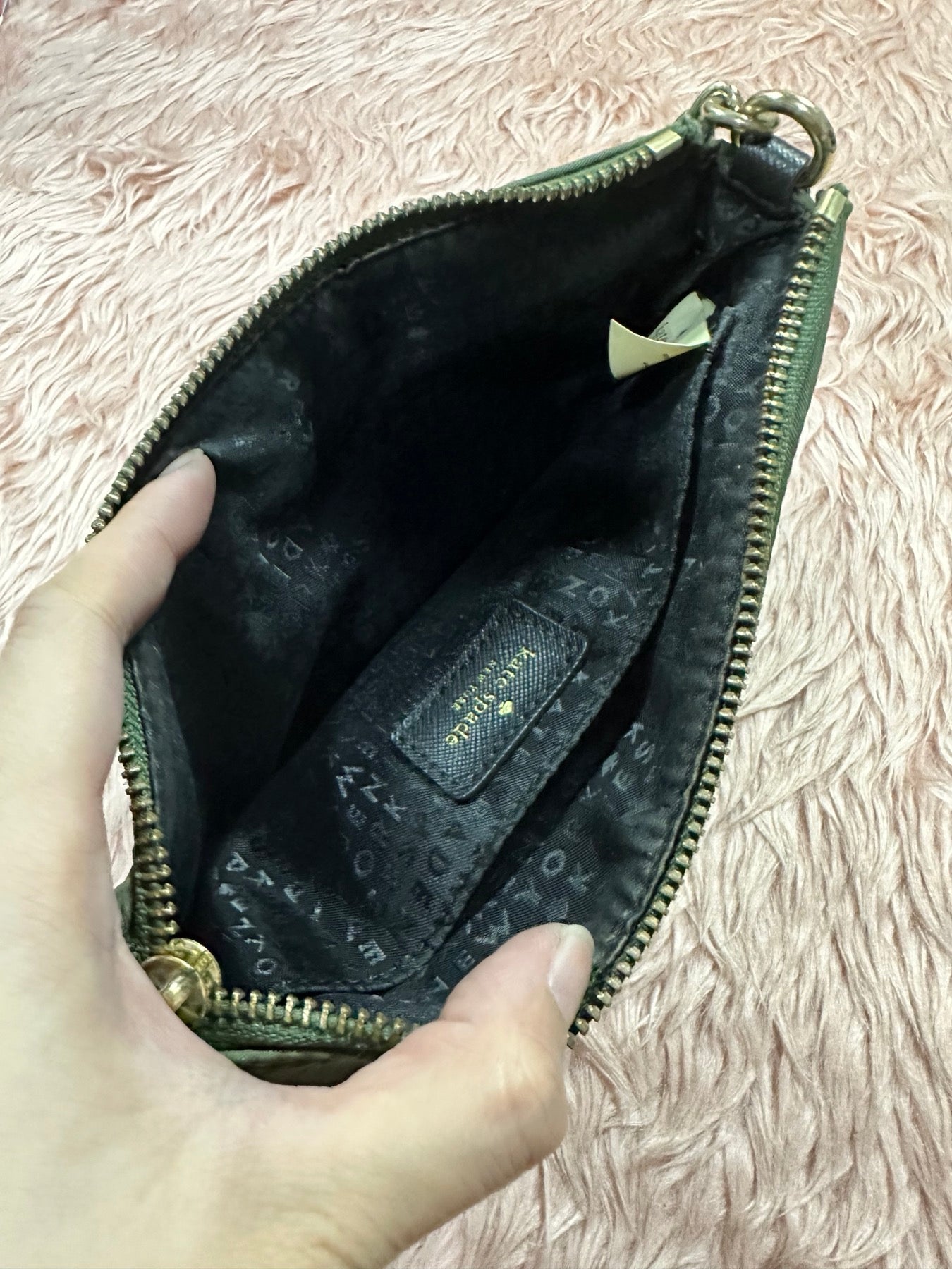ORIG Preloved KS Wilson Road Jane Nylon Shoulder Bag Green