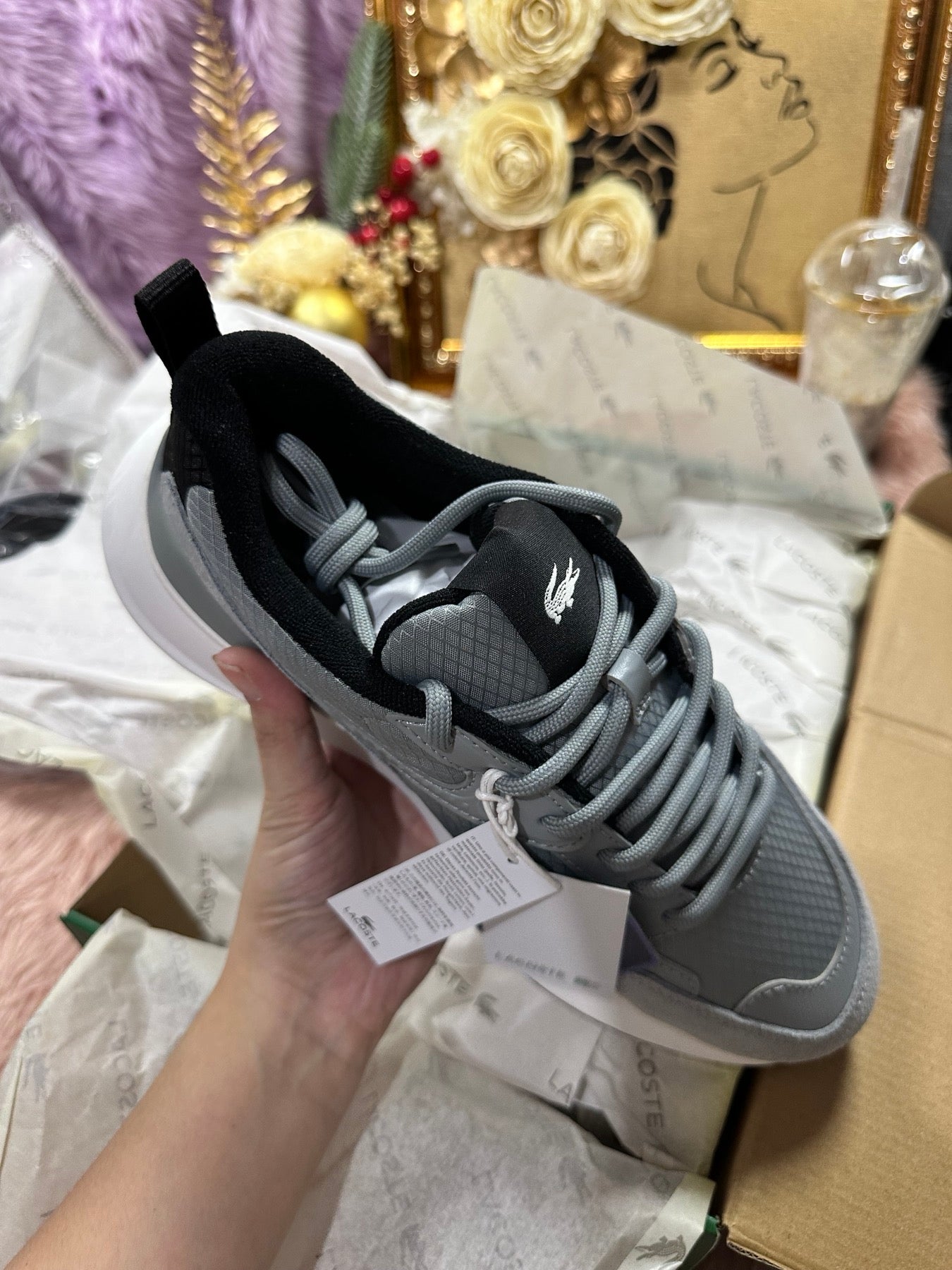 ORIG & IMPORTED LACSOTE Men's Shoes L003 Evo Sneakers Gray
