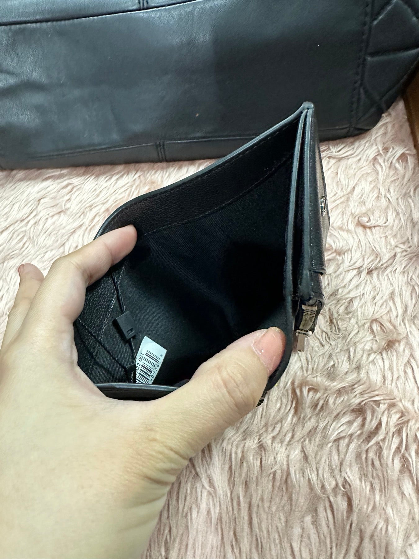 ORIG & IMPORTED Marc Jacobs The Slim 84 Flap Bifold Black Wallet