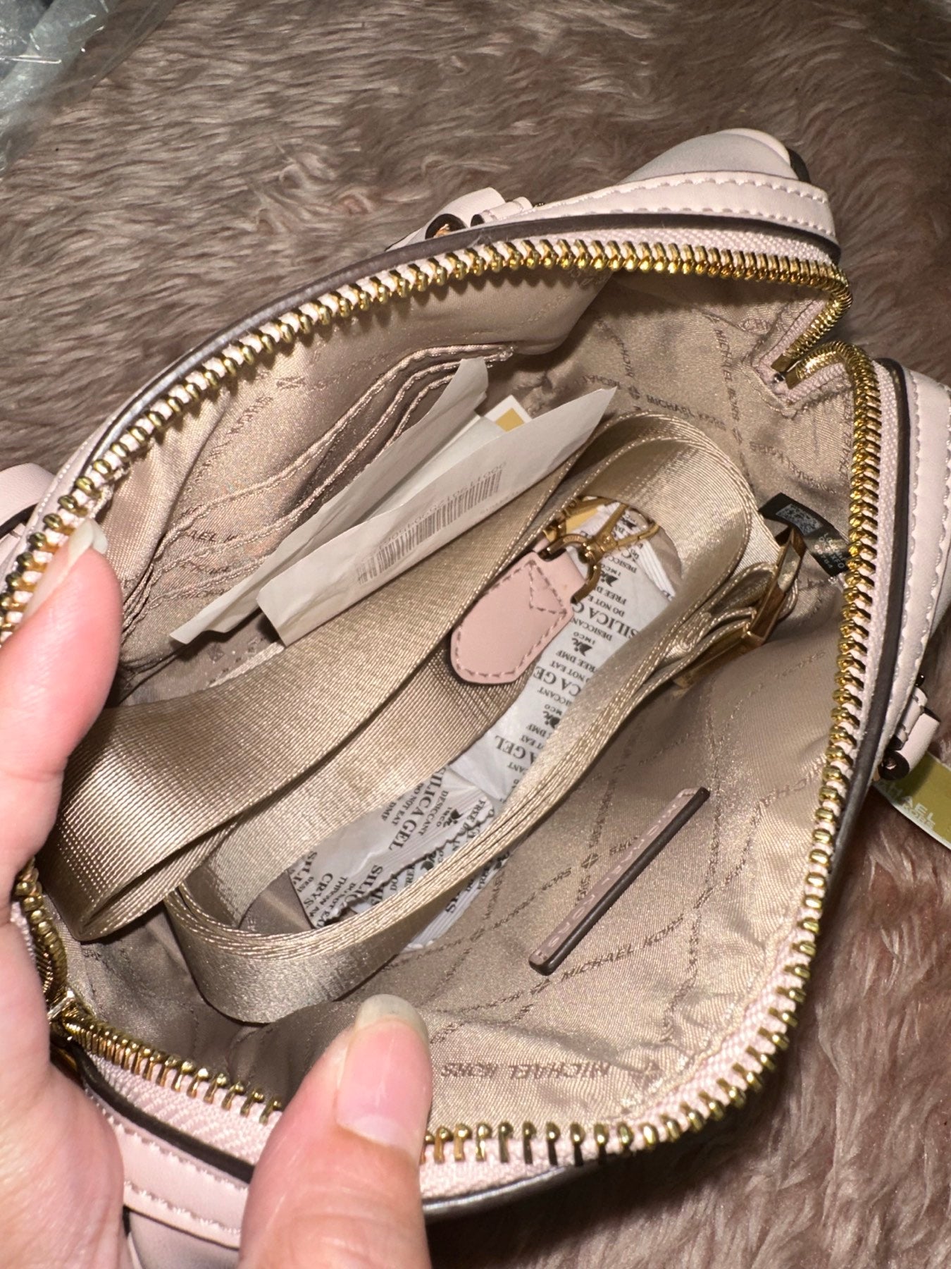 ORIG & IMPORTED MK Jet Set Travel Extra Small Duffle Crossbody Bag Pink