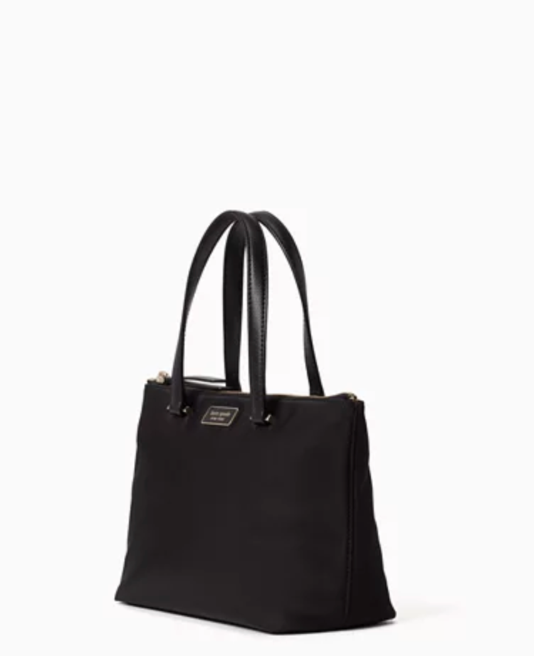 ORIG Preloved Kate Spade KS Dawn Insulated Tote Small Black Nylon Bag