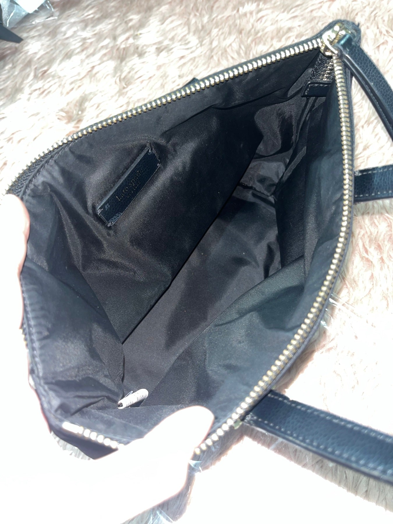 ORIG Preloved Kate Spade KS Dawn Insulated Tote Small Black Nylon Bag