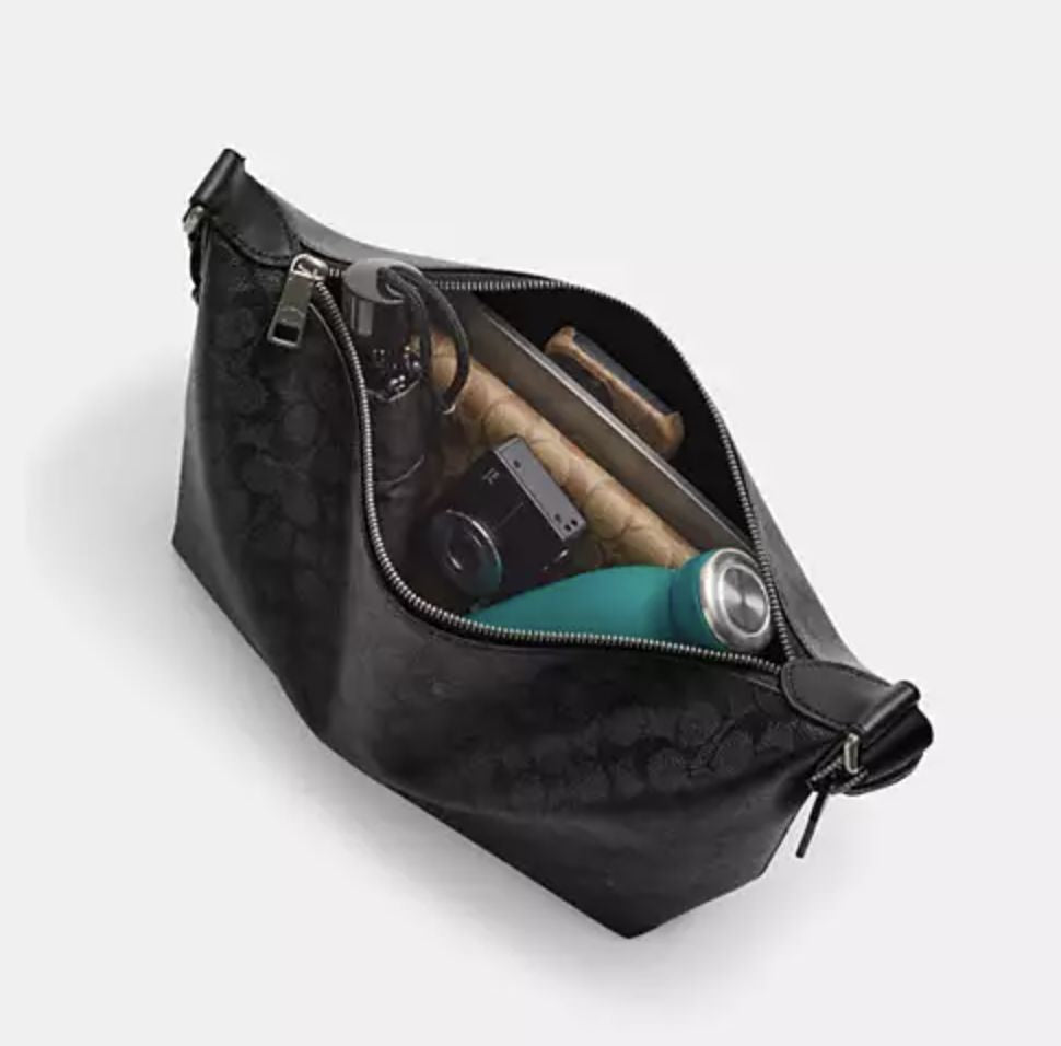 ORIG & IMPORTED Coach Finn Crossbody Men Medium Black Bag