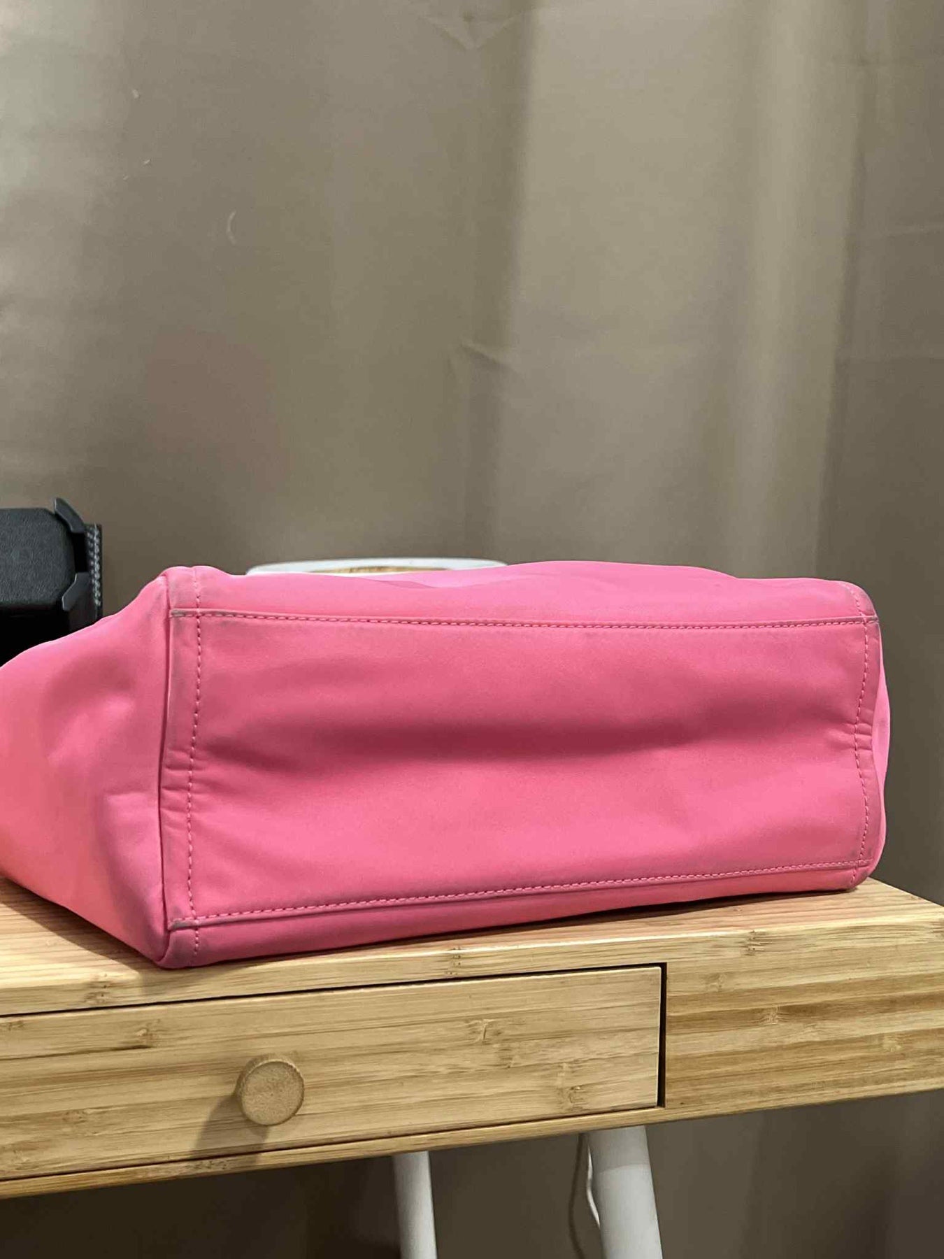 ORIG Preloved KATE SPADE KS Chelsea Medium Satchel Pink Nylon Bag