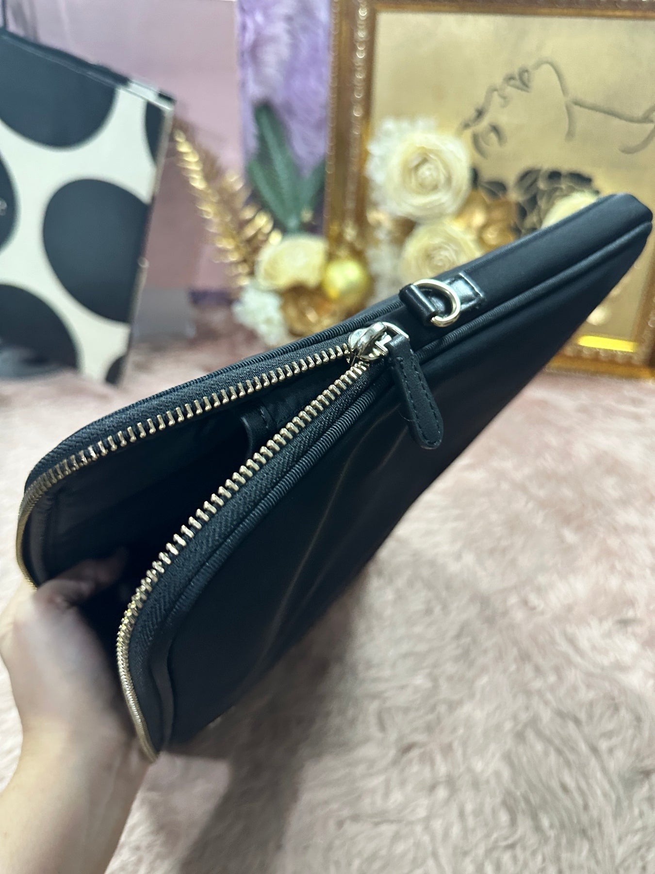 ORIG Preloved KATE SPADE KS Sam Universal Laptop Nylon Sleeve