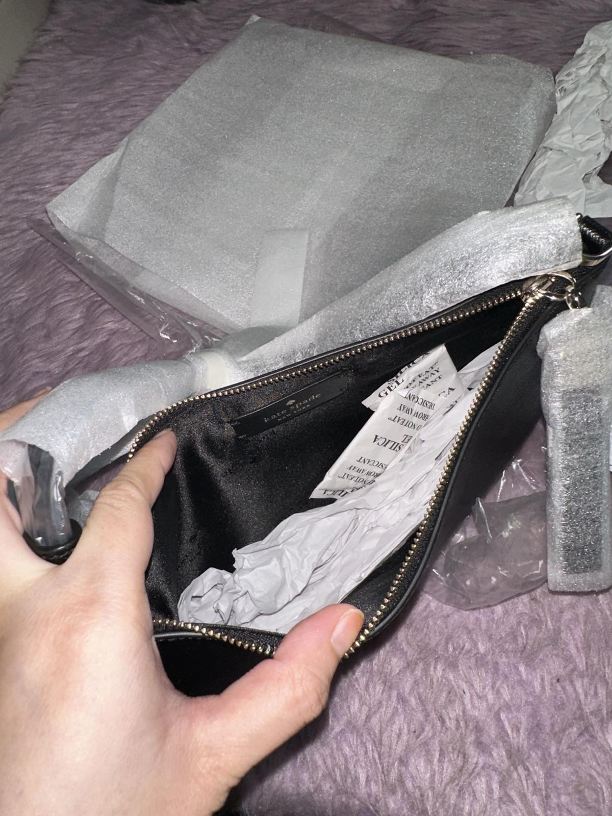 ORIG & IMPORTED KateSpade KS Sadie Saffiano Crossbody Small Bag Black