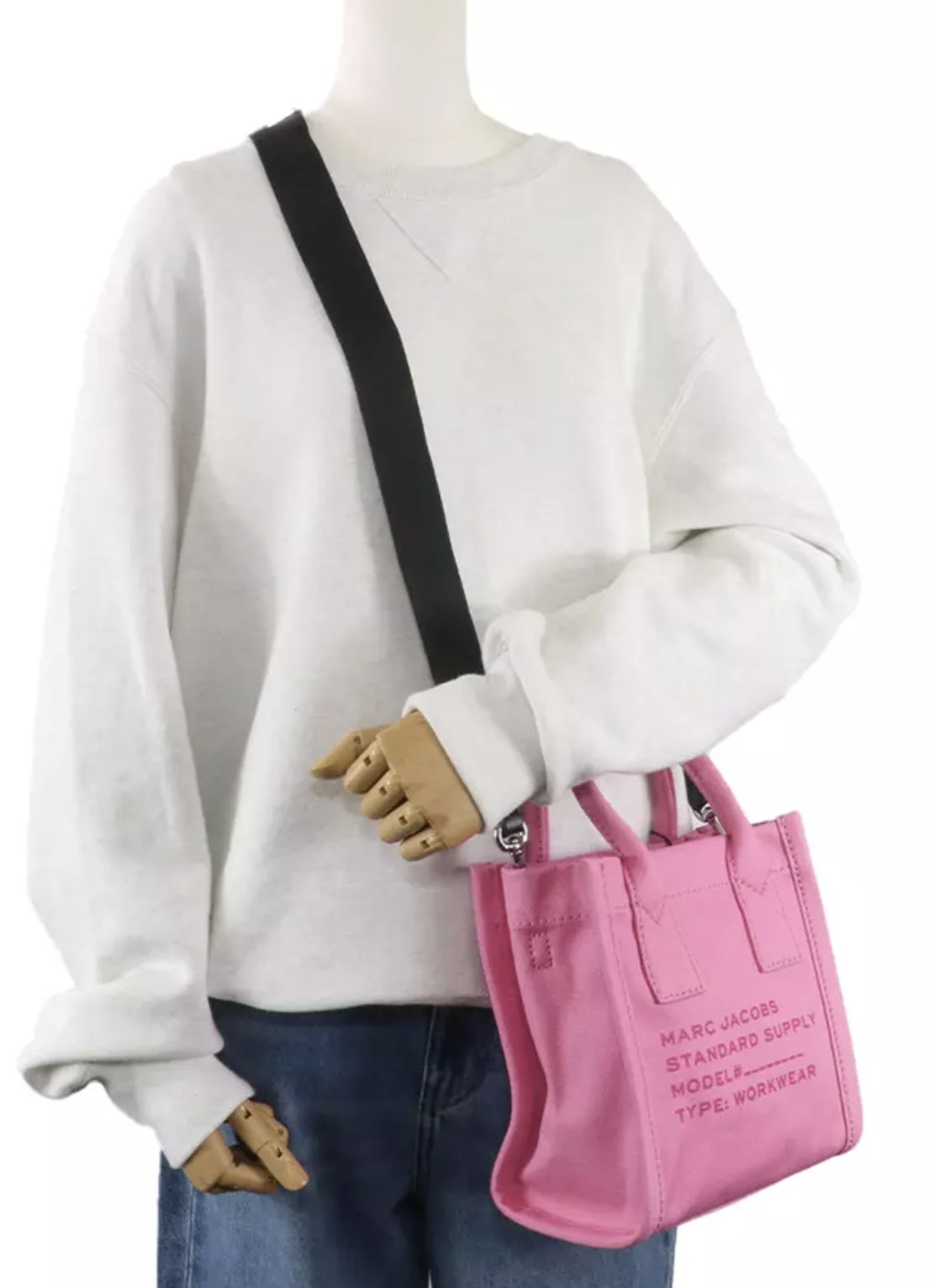 ORIG & IMPORTED Marc Jacobs MJ Canvas Standard Supply Small Tote Bag Purple