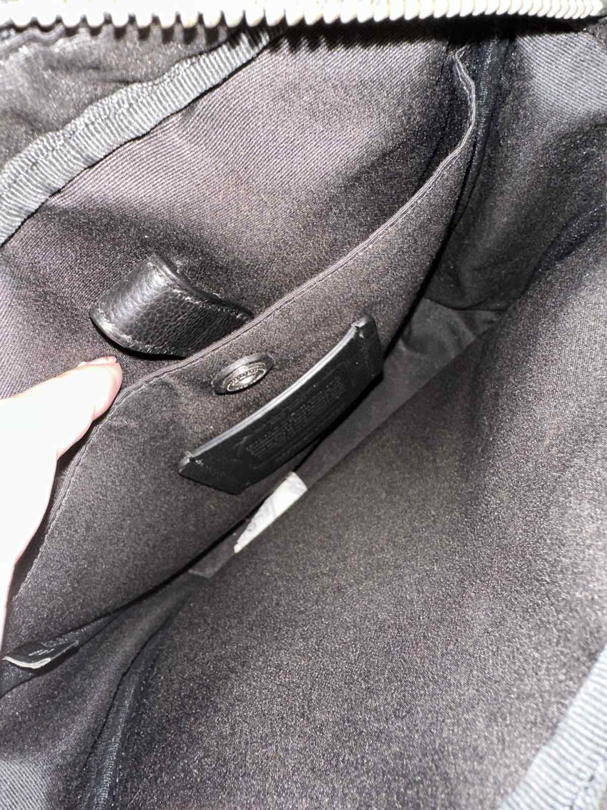 ORIG Preloved Coach Charles Flight Men Black Bag