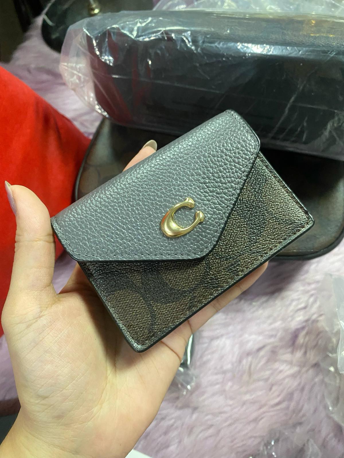 ORIG & IMPORTED Coach Card Case Small Wallet