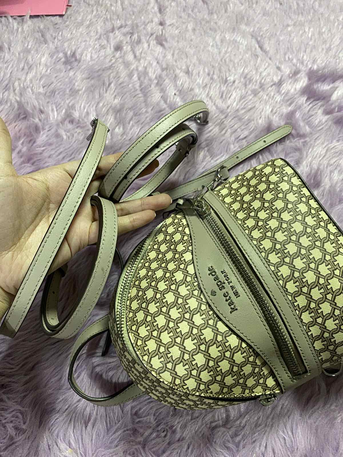 ORIG Preloved KateSpade KS Natalia Top Handle Satchel Quilted Black Bag