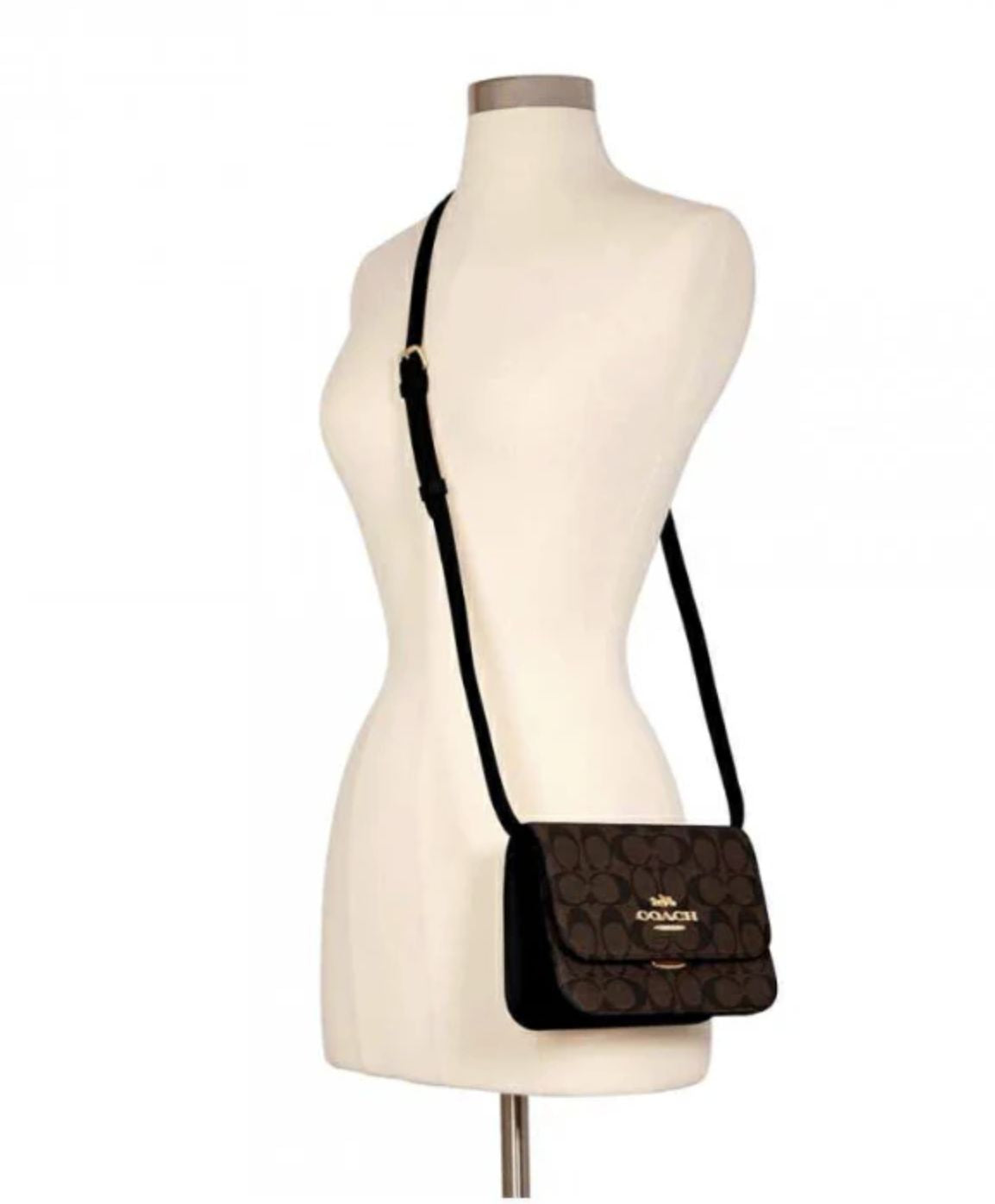 ORIG Preloved Coach Mini Brynn Black Bag