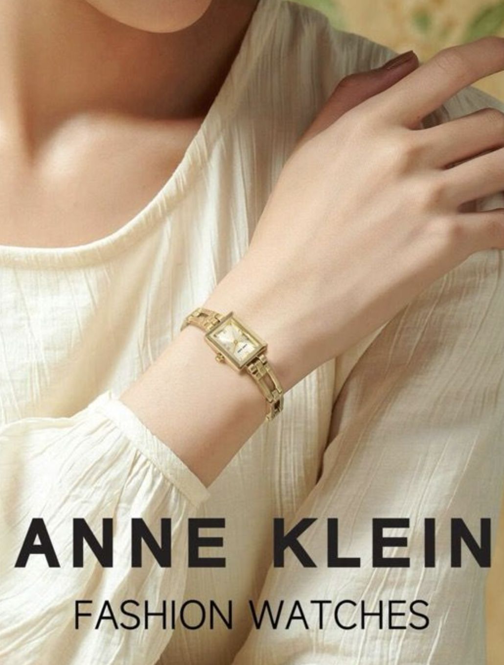 ORIG & IMPORTED Anne Klein AK Gold Small Watch 4898CHGB