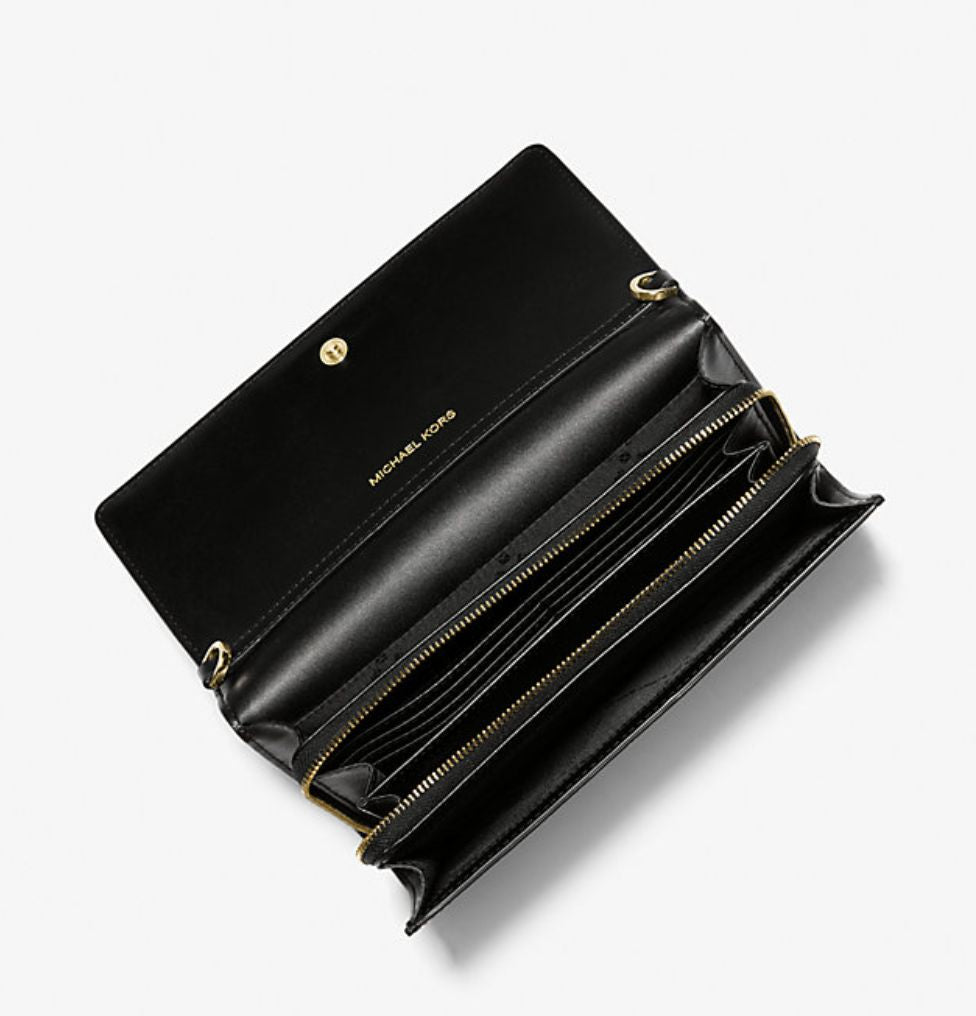 ORIG & IMPORTED MK Jet Set Phone Wallet Small Crossbody Bag Brown/Black/Ombre