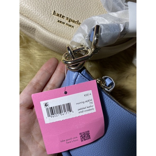 SALE! ❤️ AUTHENTIC KateSpade KS smile small crossbody shoulder bag BLUE RETAIL