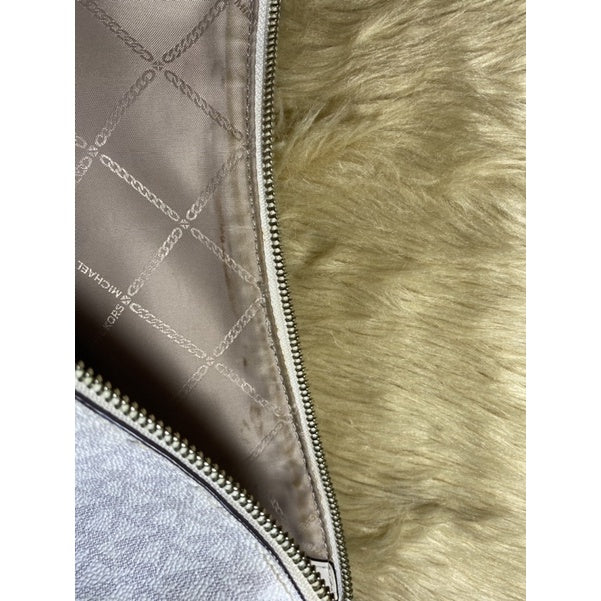 SALE! ❤️ AUTHENTIC Michael K0rs MK Carine Large Logo Satchel White