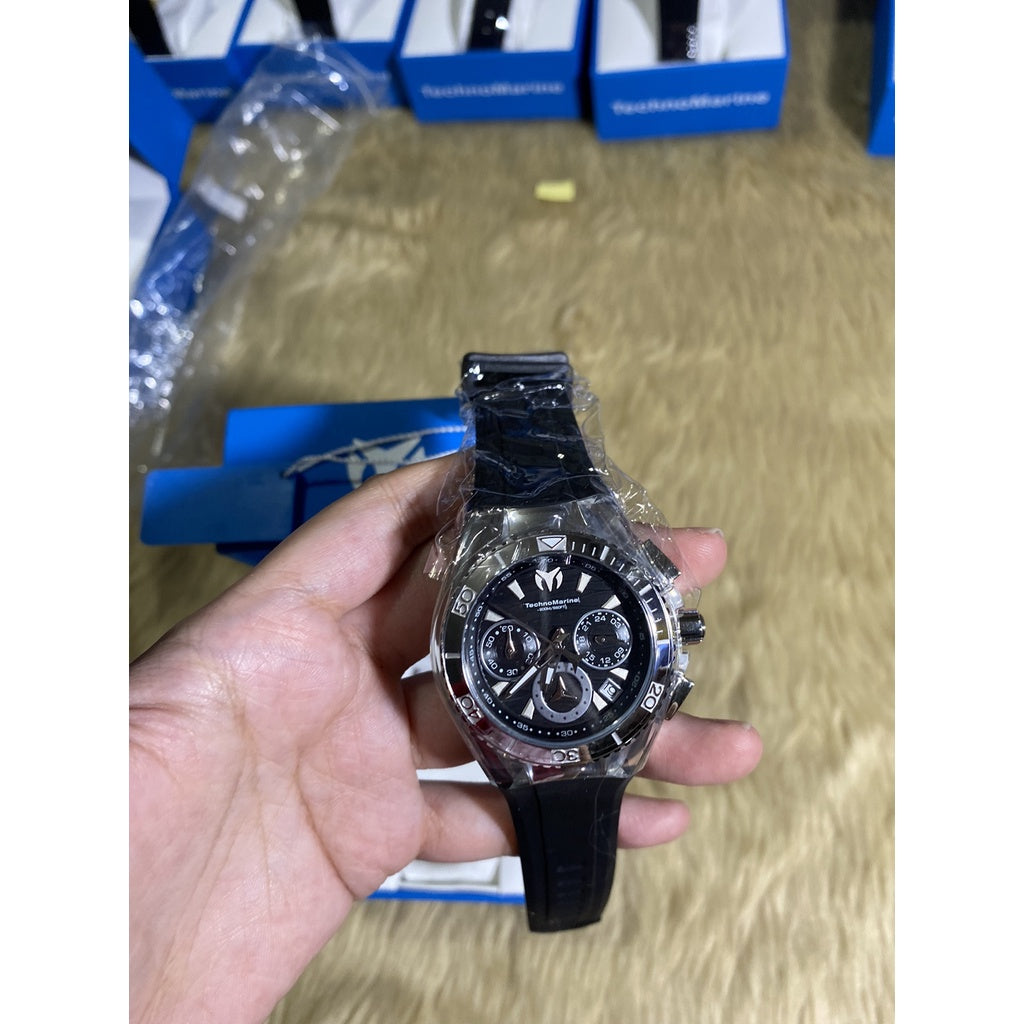 AUTHENTIC TechnoMarine Cruise Star Women's Watch - 40.57mm, Black (TM-120034)