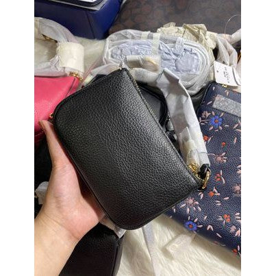 AUTHENTIC COACH Nolita 15 Small Kili Kili Bag Pouch BLACK - ORIGINAL, US IMPORTED
