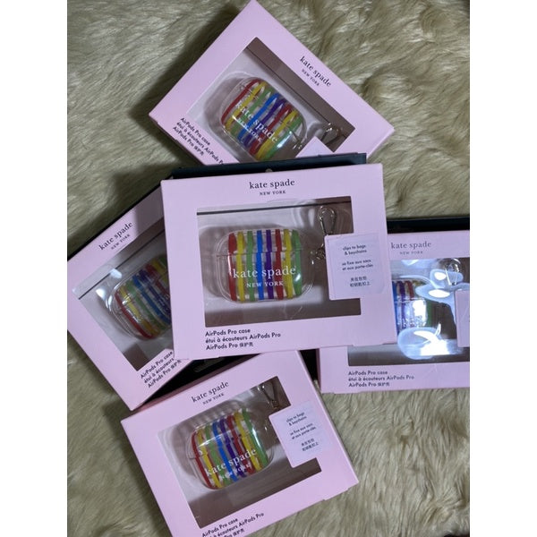 KATESPADE rainbow airpods pro case