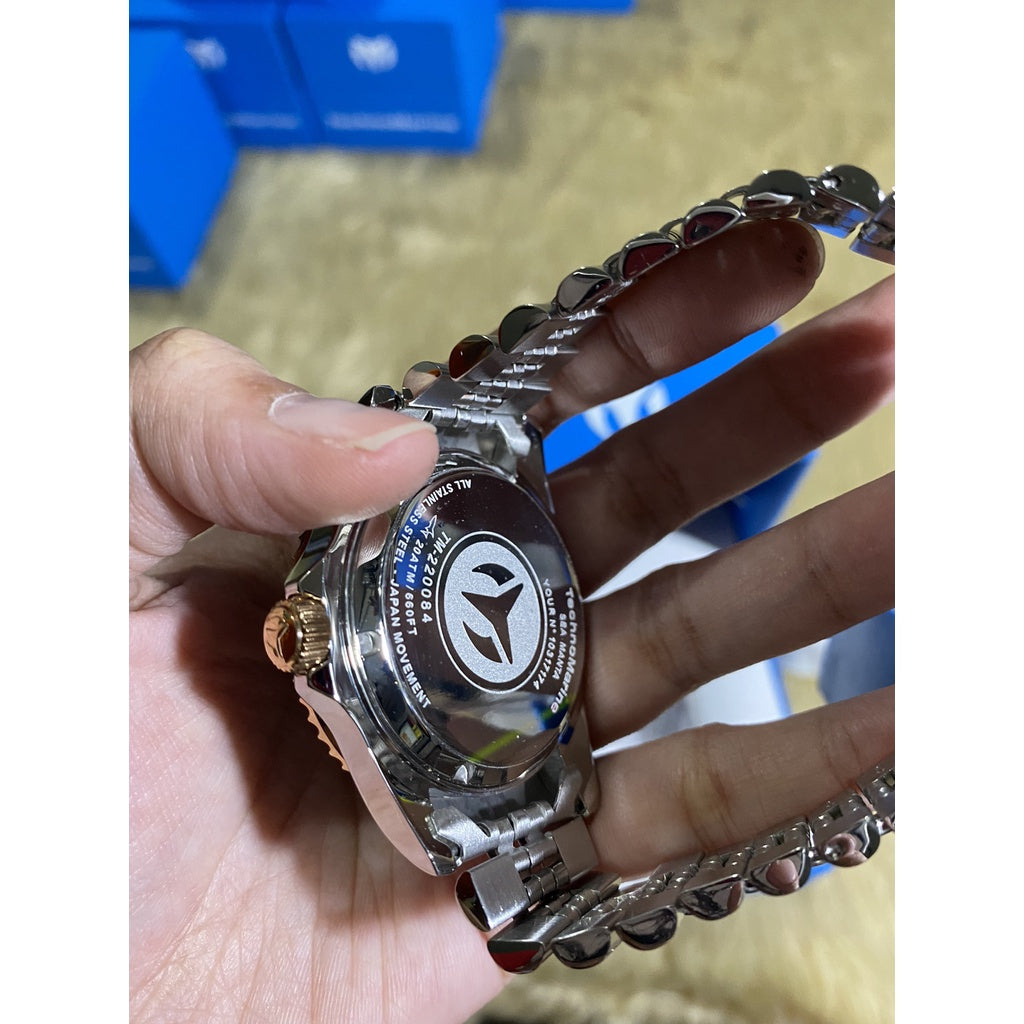 AUTHENTIC TechnoMarine Manta Sea Men's Watch - 42mm, Steel, Rose Gold (TM-220084)