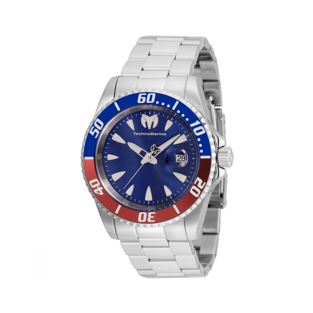 AUTHENTIC TechnoMarine Manta Sea Men Watch - 42mm, Steel (TM-220119) BROKEN BOX