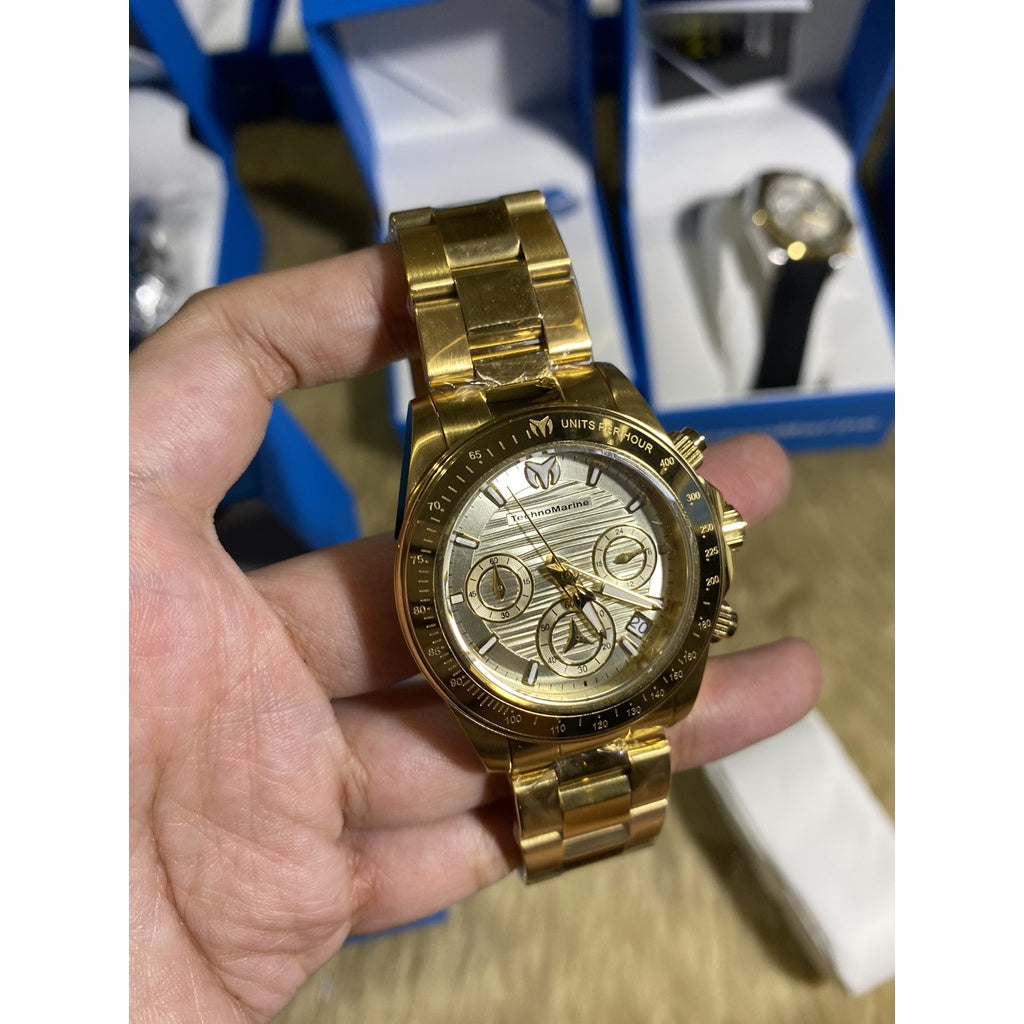 AUTHENTIC TechnoMarine Manta Ray Women's Watch - 38mm, Gold (TM-219013)