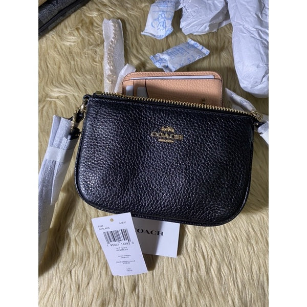 AUTHENTIC COACH Nolita 15 Small Kili Kili Bag Pouch BLACK - ORIGINAL, US IMPORTED