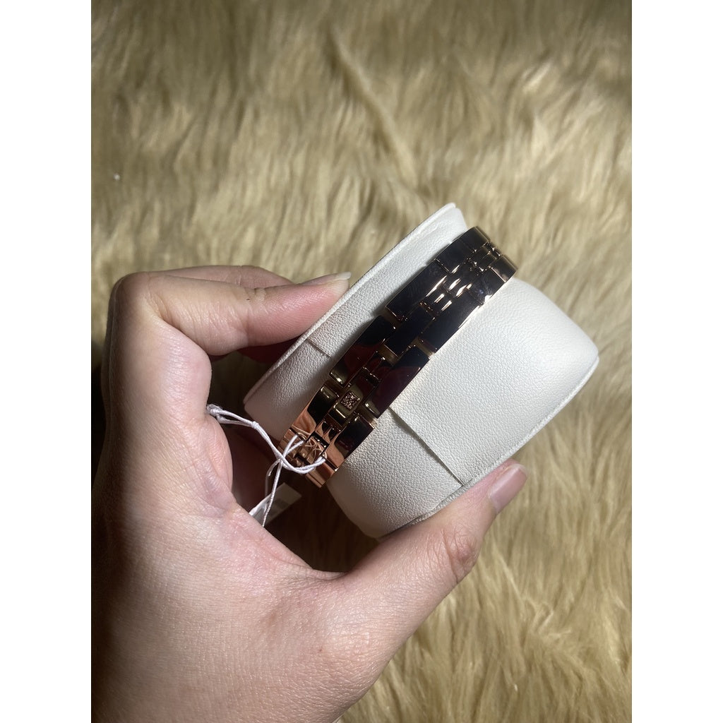 AUTHENTIC Anne Klein Women's Watch with Metal Strap, Rose Gold AK/3774RGRG