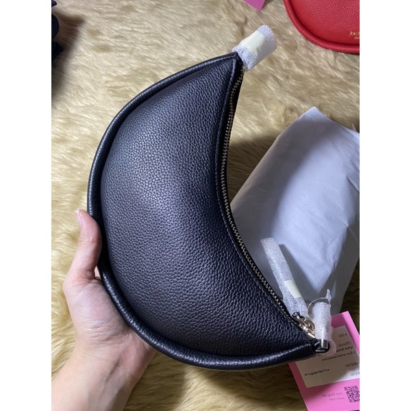SALE! ❤️ AUTHENTIC KateSpade KS smile small crossbody shoulder BLACK bag RETAIL