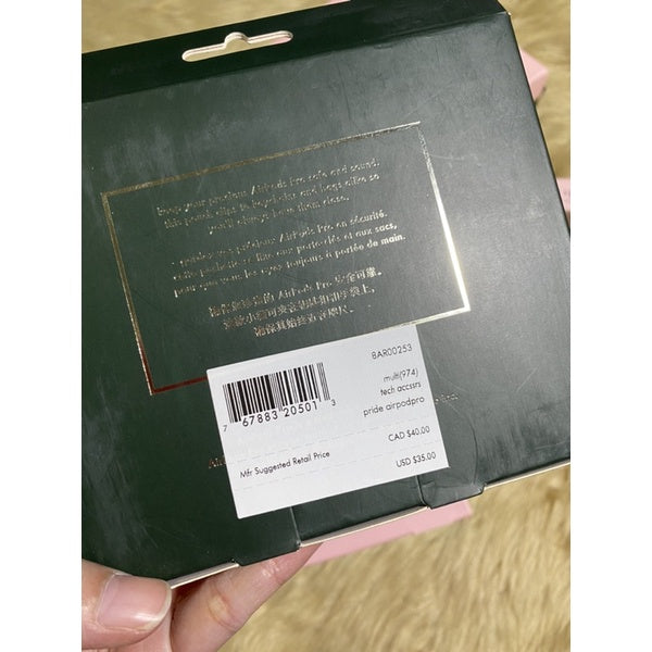 KATESPADE rainbow airpods pro case