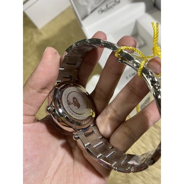 AUTHENTIC Invicta Character Collection Snoopy STEEL Women's Watch Mother of Pearl Dial 40mm (38311)