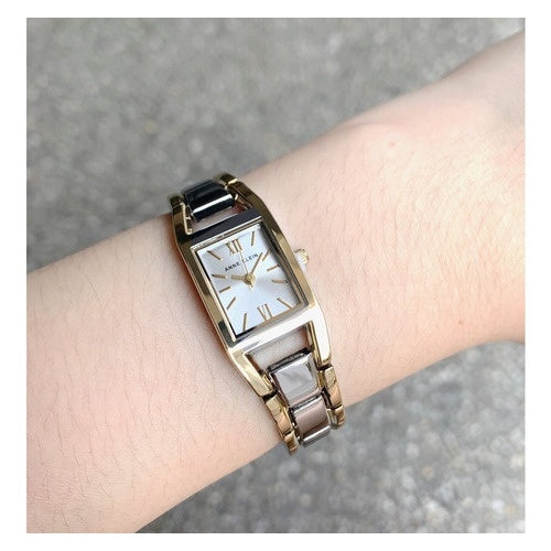 AUTHENTIC Anne Klein Women's 10-6419SVTT Two-Tone Dress Watch