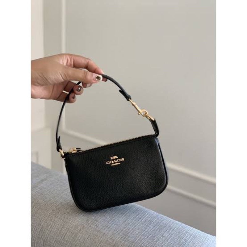 AUTHENTIC COACH Nolita 15 Small Kili Kili Bag Pouch BLACK - ORIGINAL, US IMPORTED