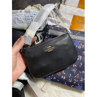 AUTHENTIC COACH Nolita 15 Small Kili Kili Bag Pouch BLACK - ORIGINAL, US IMPORTED