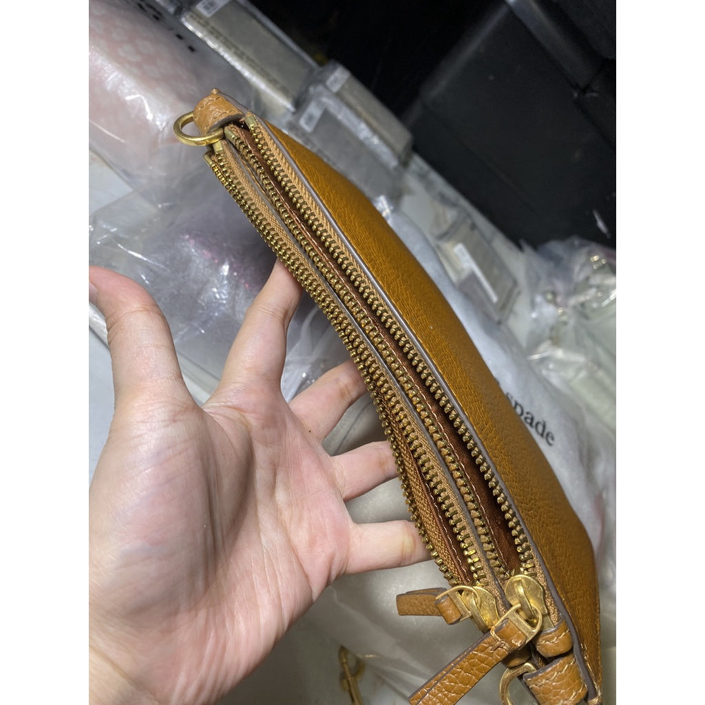 SALE! ❤️ AUTHENTIC Tory Burch Britten Double Zip Slim Crossbody Bag in Cortado/Brown