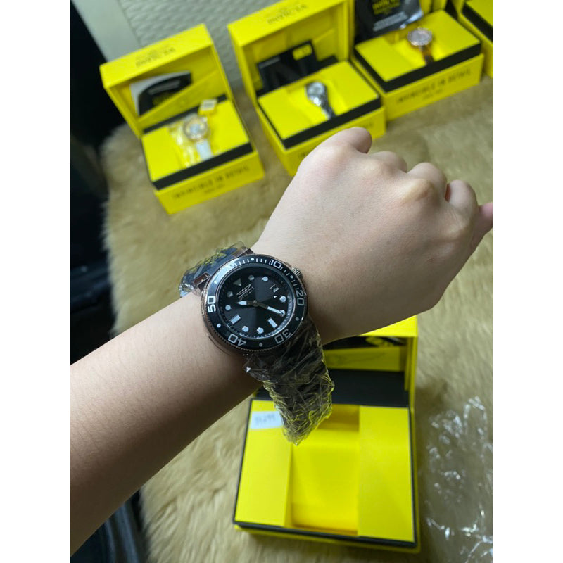 AUTHENTIC Invicta Pro Diver Anatomic Women's Watch - 40mm, Transparent, Black (37299)