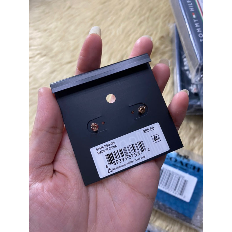 SALE! ❤️ AUTHENTIC/ORIGINAL Coach Signature Pave Bar Stud Earrings